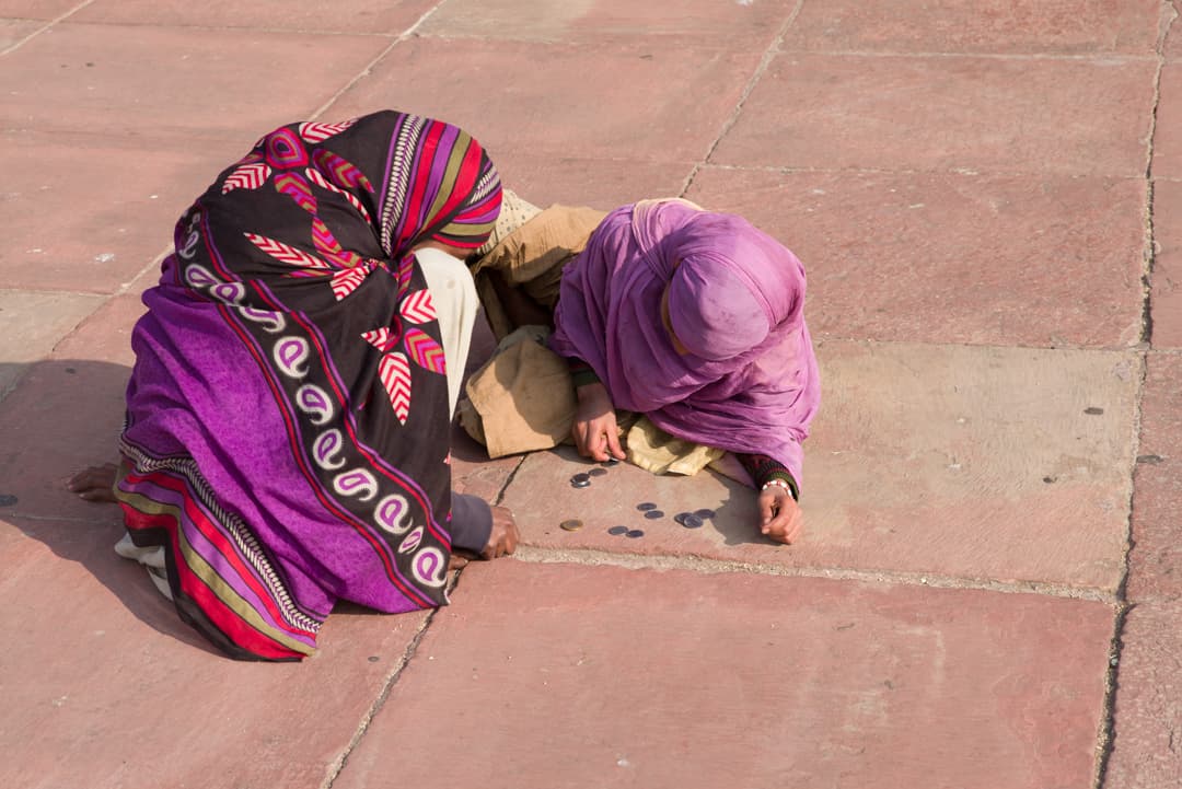 Counting the morning's coins